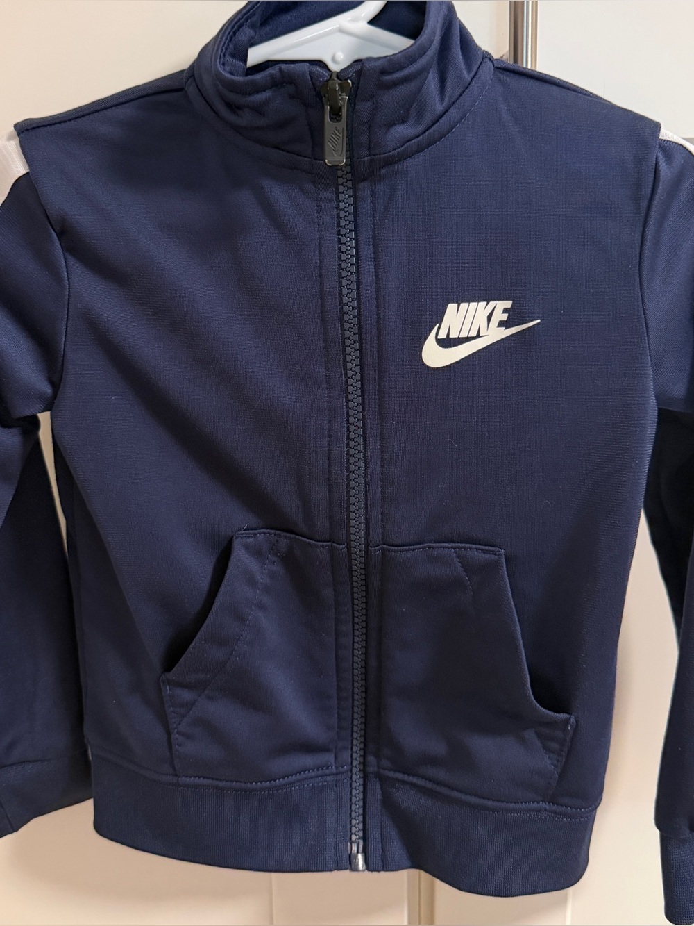 Nike Toddler Boys 2 Piece Tracksuit Set Navy White 1-2Y